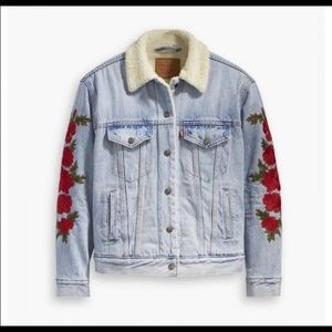 Levi Sherpa Jean Jacket